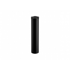 Дымоход Ferrum Blackside 1 м (430/0,8 мм / эмаль /600° черная) Ф115 