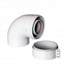 Коаксиальный отвод 90°, диам. 80/125 мм Baxi Bend kit 90° coaxial D 80/125mm
