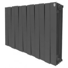 Радиатор биметаллический Royal Thermo Piano Forte 500 12 секций, noir sable