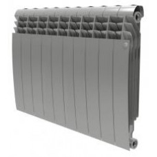 Радиатор биметаллический Royal Thermo BiLiner 500 10 секций, silver satin
