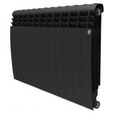 Радиатор биметаллический Royal Thermo BiLiner 500 12 секций, noir sable
