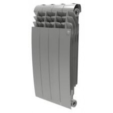 Радиатор биметаллический Royal Thermo BiLiner 500 4 секции, silver satin