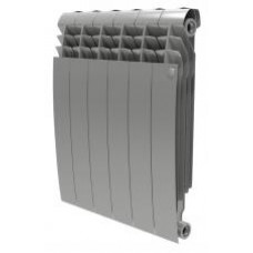 Радиатор биметаллический Royal Thermo BiLiner 500 6 секций, silver satin