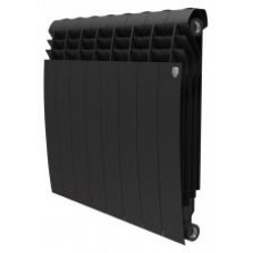 Радиатор биметаллический Royal Thermo BiLiner 500 8 секций, noir sable