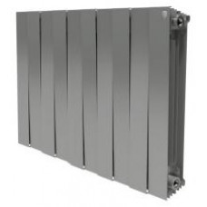 Радиатор биметаллический Royal Thermo Piano Forte 500 10 секций, silver satin