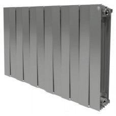 Радиатор биметаллический Royal Thermo Piano Forte 500 12 секций, silver satin
