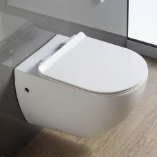 Унитаз подвесной Comforty 104, ободковый, сиденье дюропласт softclose тонкое, быстросъёмное Унитаз подвесной Comforty 104, ободковый, сиденье дюропласт softclose тонкое, быстросъёмное