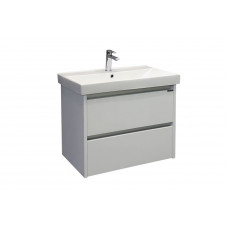 Тумба-умывальник подвесная Comforty Дублин-75 белый глянец с раковиной COMFORTY 8057