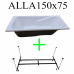 Ванна акриловая Eurolux ALLA 170х75