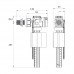 Арматура смывная IDDIS Optima Home F012400-0005, Белый, 1-ур, боковой подвод, тип А