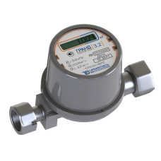 Счетчик газа Гранд 3,2 (D15, 1/2") 128мм, г/ш, малый корпус