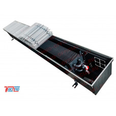 Внутрипольный конвектор Techno Usual KVZ 200-140-2400 с естественной конвекцией
