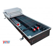 Внутрипольный конвектор Techno Vent KVZV 250-105-2400 с принудительной конвекцией