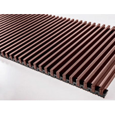 Решетка Techno RRAp 150-1000 алюминиевая на полимерной основе (цвет Коричневый)